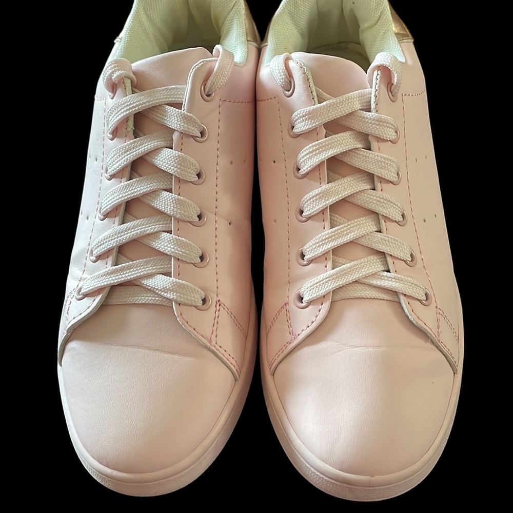 Streetwear Society Light Pink and Rose Gold Lace Up Women’s Sneaker Size 8 - Picture 5 of 13